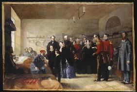 Der erste Besuch Königin Victoria's bei ihren verwundeten Soldaten