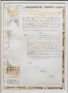 Beleuchtetes Dokument, 1911 1911