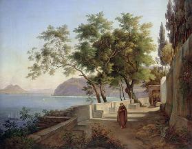 The Terrace of the Capucins in Sorrento 1828