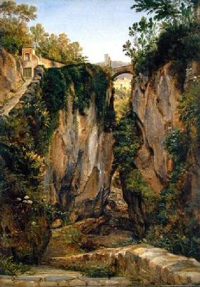 A rocky Valley in Sorrento 1823  pape