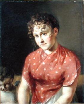 The Artist's Wife (oil on canvas) 19th