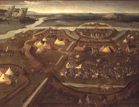 The Battle of Pavia in 1525 von Joachim Patinir