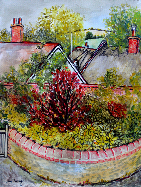 Across the Rooftops,from Cynthias Studio von Joan  Thewsey