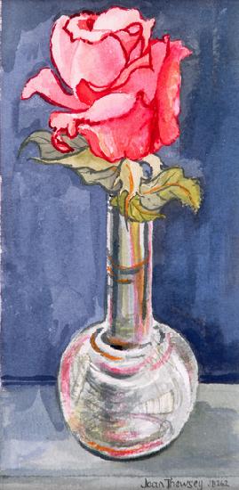 Pink Rose in a Bud Vase 2000