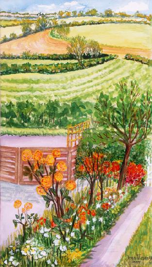 The Cottage Garden and view beyond 2000