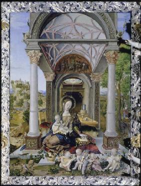 Die Madonna in der Halle Linker vorderer Seitenaltar 1512