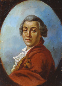 Bildnis des Dichters Alexander Sumarokov (1717-1777). von Joh. Friedrich August Tischbein