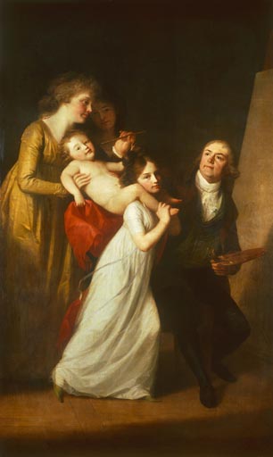 Joh.Friedr.Aug.Tischbein, Familienbild von Joh. Friedrich August Tischbein