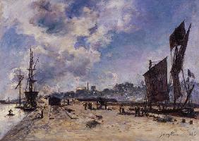 Pier in Honfleur 1866
