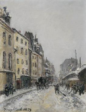 Rue du Faubourg-Saint-Jacques in Paris 1879