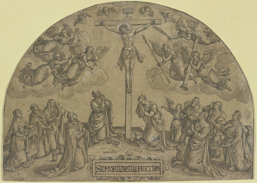 Christus am Kreuze von Johan Wierix