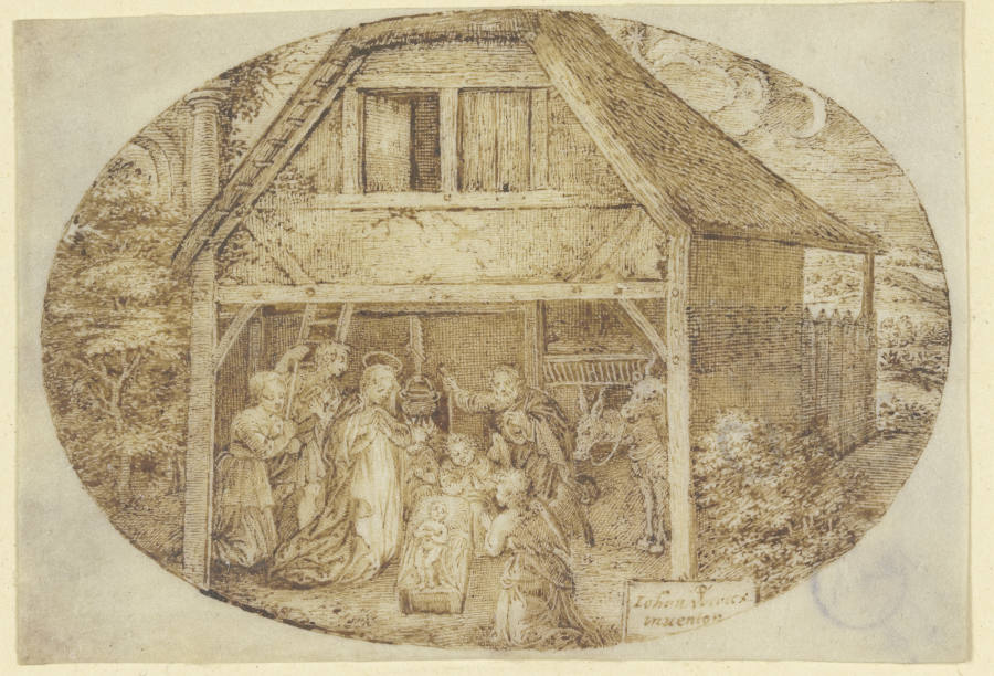 Geburt Christi von Johan Wierix