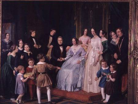 The Neuss Family von Johann Baptist Joseph Bastine
