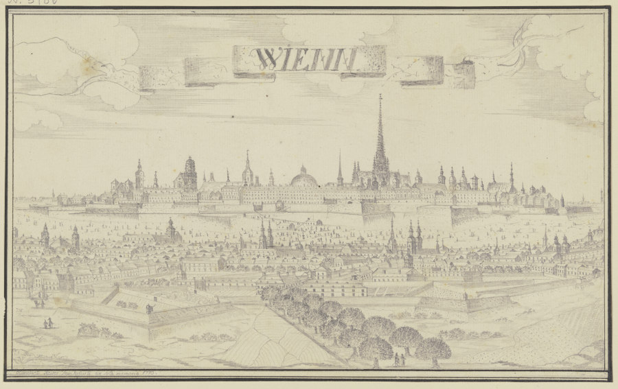 Ansicht von Wien von Johann Baptist Reiser