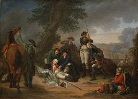The Death of Field Marshal Schwerin at the Battle of Prague