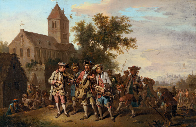 Dorfmusikanten von Johann Conrad Seekatz