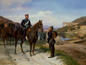 Begegnung mit Prinz Friedrich Karl von Preußen