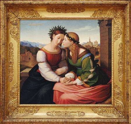 Italia und Germania (Sulamith und Maria) 1828