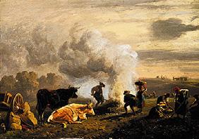 Bei der Kartoffelernte 1853