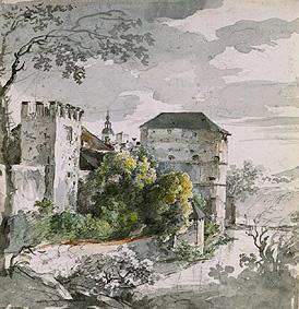 Der Jungfernturm in München 1796