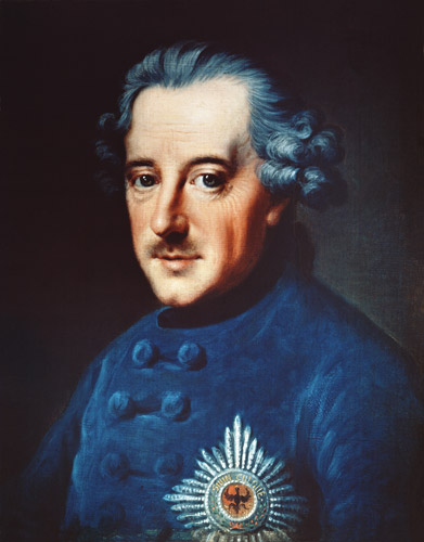 Frederick II the Great (1712-86) von Johann Georg Zisenis
