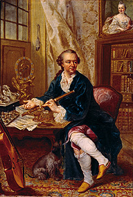 Jugendbildnis des Kurfürsten Karl Theodor von Pfalz und Bayern (1724-1799) von Johann Georg Zisenis