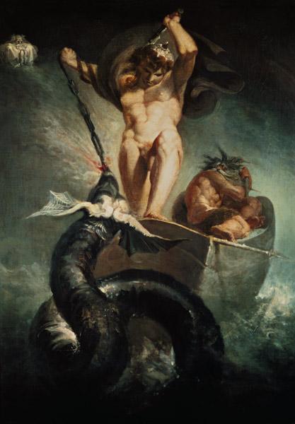 Thor im Kampf mit der Midgardschlange 1790