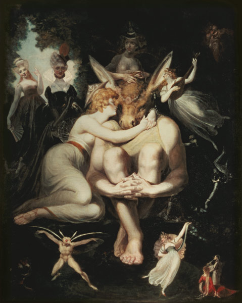 Titania Awakes, Surrounded by Attendant Fairies von Johann Heinrich Füssli
