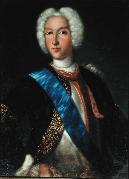 Portrait of Tsar Peter II (1715-1730) von Johann Heinrich Wedekind