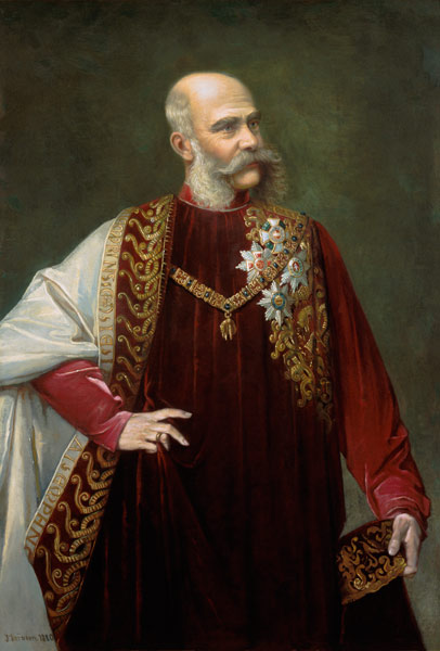 Porträt Kaiser Franz Joseph. von Johann Herrman