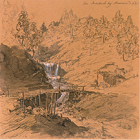 Steinbruch bei Murnau. von Johann Jakob Dorner d.J.