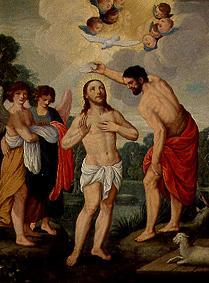 Die Taufe Christi im Jordan von Johann König