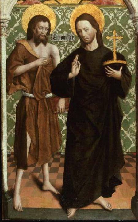 Christ and John the Baptist von Johann Koerbecke
