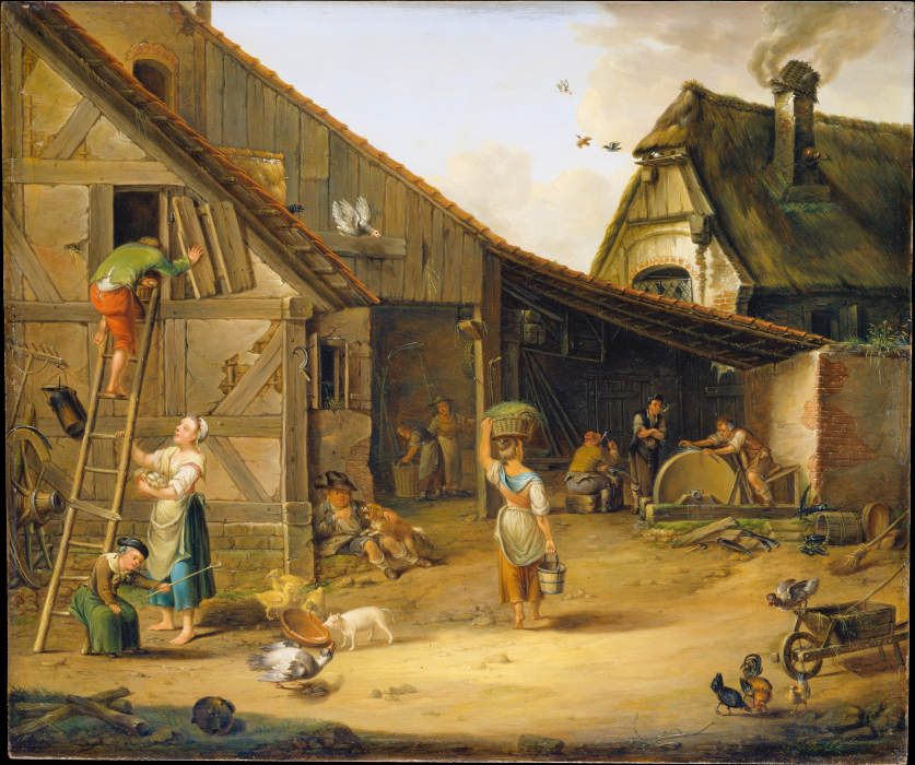 Ein Bauernhof von Johann Ludwig Ernst Morgenstern