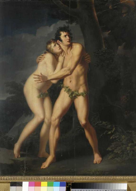 Adam und Eva von Johann Peter von Langer