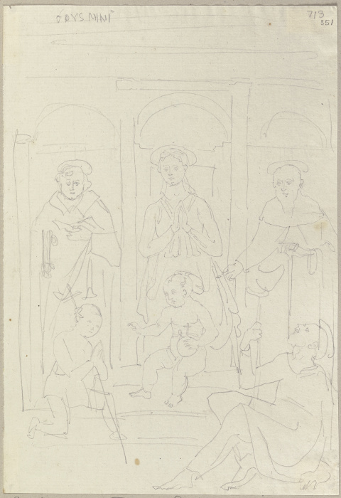 Relief im Dom zu Fiesole von Johann Anton Ramboux