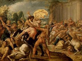 Herkules befreit Dejanira aus den Armen des Kentauren Eurytion