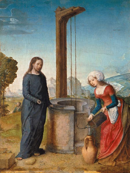 Christus und die Samariterin am Brunnen von Johann von Flandern