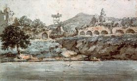 Tiber unterhalb Roms 1787
