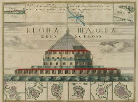 Plan der Festung Kronstadt 1750