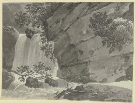 Felsschlucht mit Wasserfall