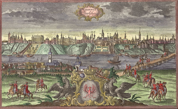 Warschau um 1740 von Johann Georg Ringlin