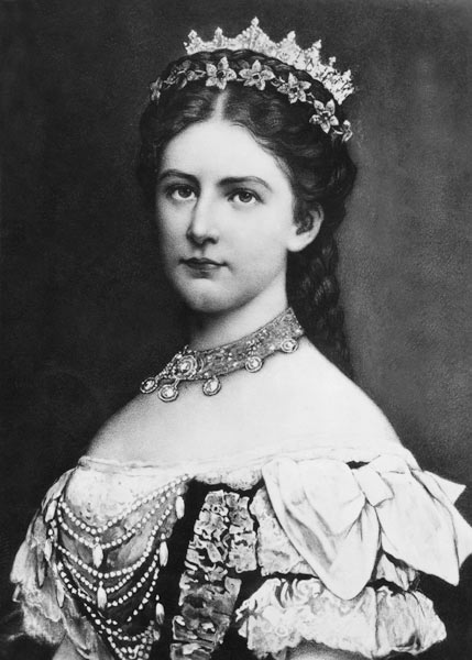 Elisabeth, Kaiserin (Franz Joseph I.)von Österreich und Königin von Ungarn, geb. Herzogin in Bayer von Johann Leonhard Raab