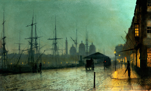 Humber Dockside, Hull von John Atkinson Grimshaw