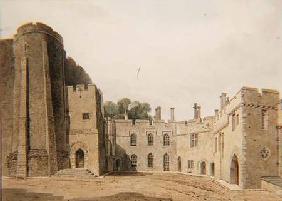 The Inner Court of Berkeley Castle, Gloucestershire, looking North-East 1822