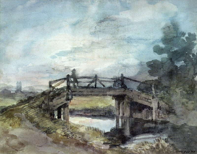A Bridge over the Stour von John Constable