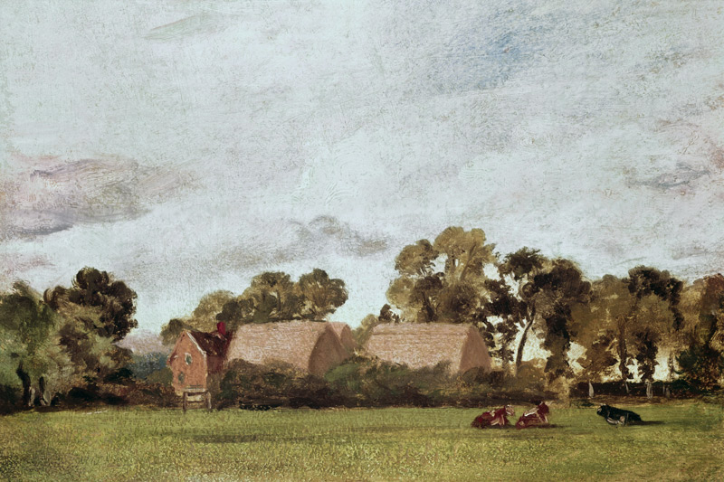 A Suffolk Landscape von John Constable