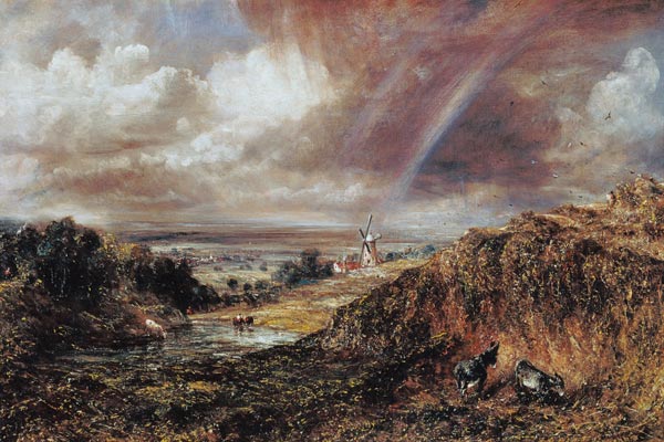 Hampstead Heide mit einem Regenbogen von John Constable