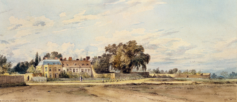 Houses at Putney Heath von John Constable