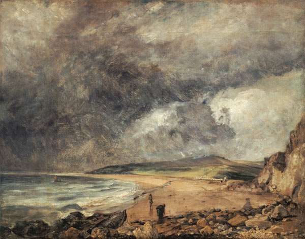 Die Bucht von Weymouth bei herannahendem Sturm. von John Constable